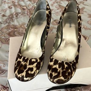 Style & co. Leopard print fabric pumps